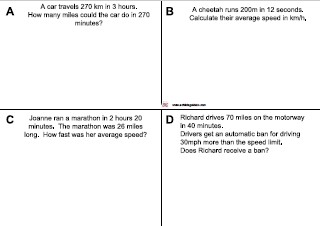Speed, distance time calculations